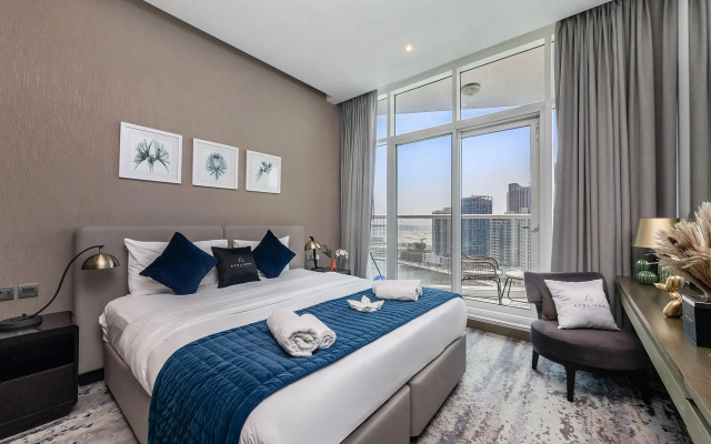 Апартаменты Dubai Canal view at DAMAC Maison Prive