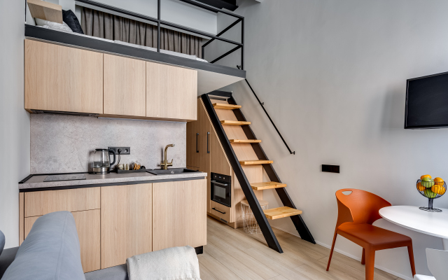 Апартаменты Двухуровневые апартаменты Estetic House в ЖК Loft FM