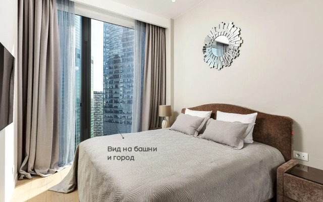 Апартаменты Москва Сити Golden City 3х комнатные 37 этаж