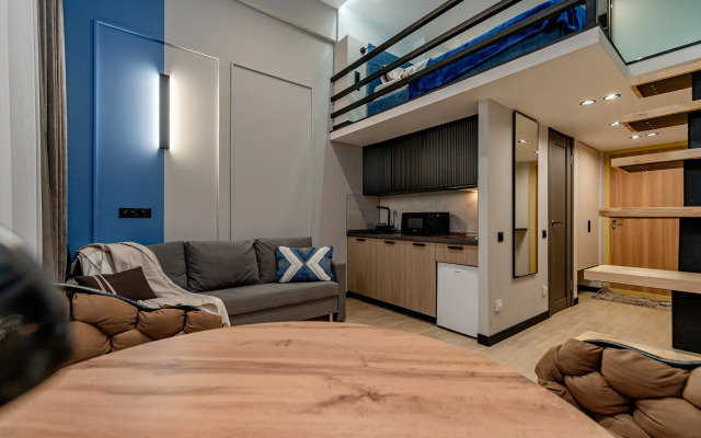 Апартаменты Эстетская студия Zen Home со вторым этажом