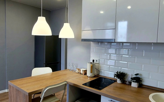 Квартира Уютная студия на 24 этаже с панорамным видом