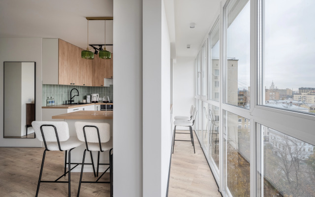 Апартаменты дизайнерские однокомнатные у метро Павелецкая