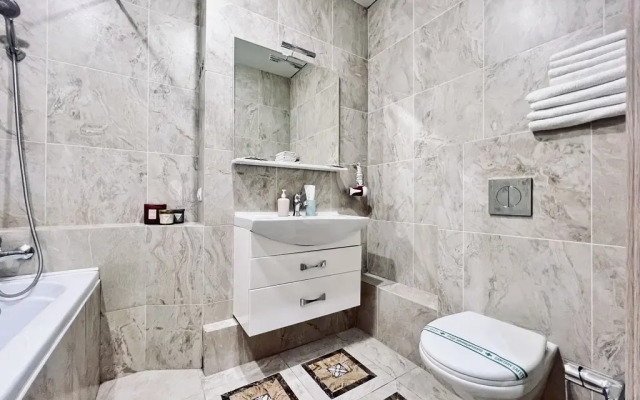 Yevro Dvukhkomnatnaya S Vidom Na Gorod Cherez Dorogu Ot Akvaparka Rivyery Flat - Apartment in 카잔 - Photo 4