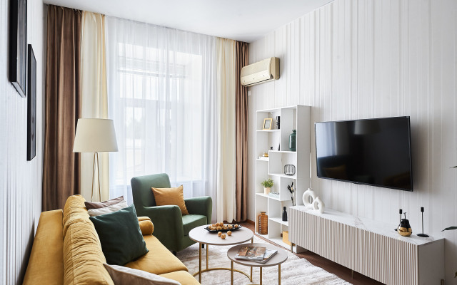 Квартира GM Apartments Современная Трешка на Парке Культуры