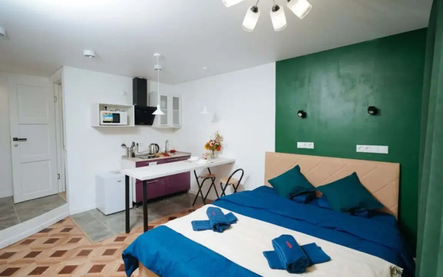 Апартаменты Студия Классическая С Современным Ремонтом на Курчатова