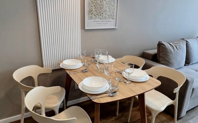 Квартира Green FOX в современном ЖК рядом с рекой