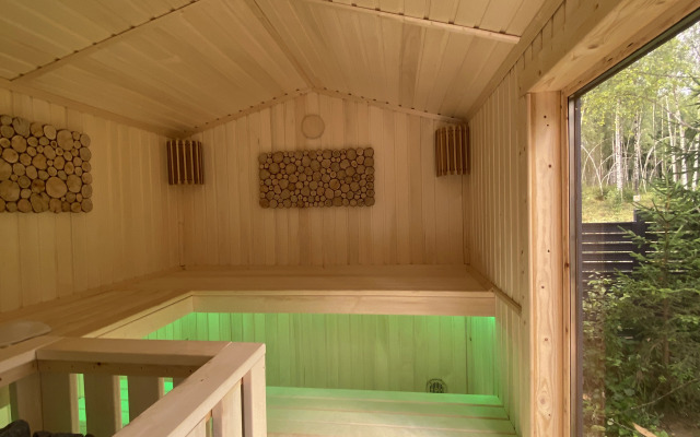 Частный Дом ЕлкиШале с 3мя спальнями, баней и чаном