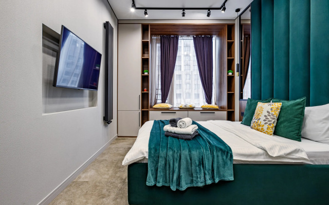 Studiya Na Shelepikhinskoy Naberezhnoy Malakhit Apartments