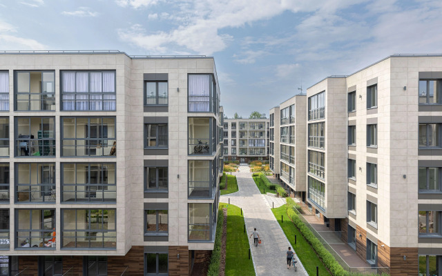 Апартаменты зеркальные в доме с бассейном в Сестрорецке