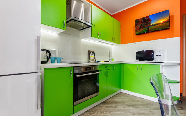 Апартаменты с Лучшим Видом на Краснодар. 24 этаж ЖК Большой Lounge балкон и Smart TV