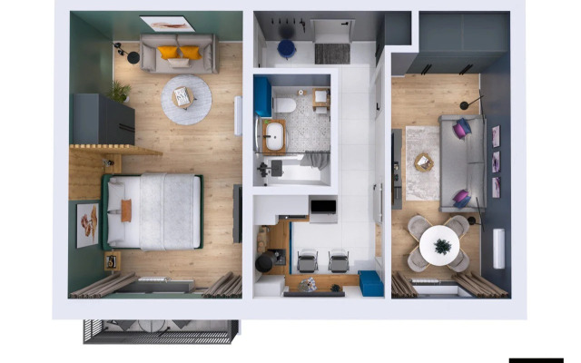 Квартира на набережной в центре Великого Новгорода