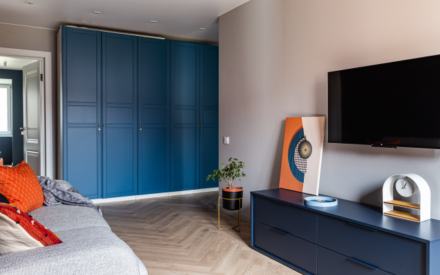 Квартира Piter Apartments двухкомнатные с кондиционером рядом с Лахтой