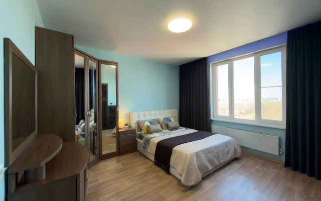 Квартира Трехкомнатная квартира с видом на Лес