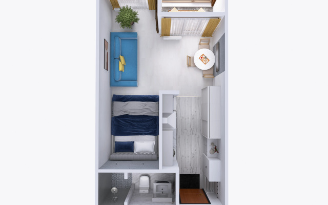 Апартаменты с видом на Москву 8