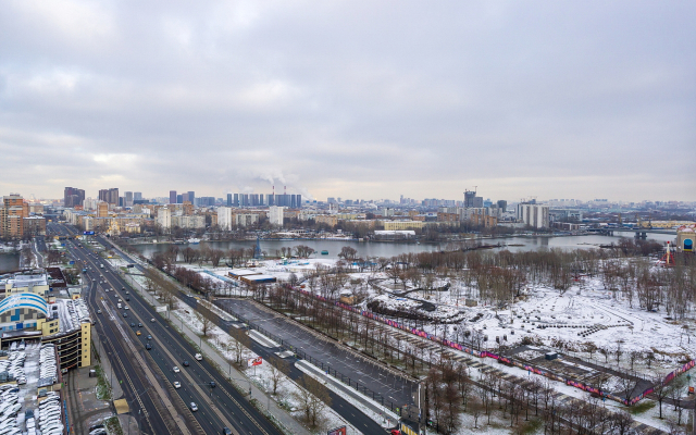 Апартаменты Бизнес-студия с видом на Москва-реку