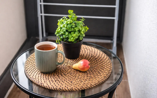 Квартира уютная СуткиЛайв с балконом на Пахомовской