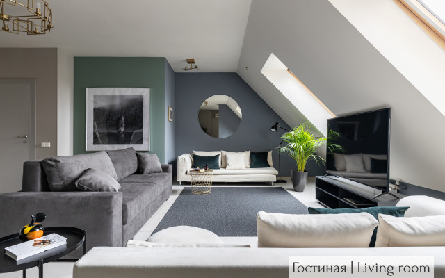 МАНСАРДА 170м² с Балконом от Minin Apartments