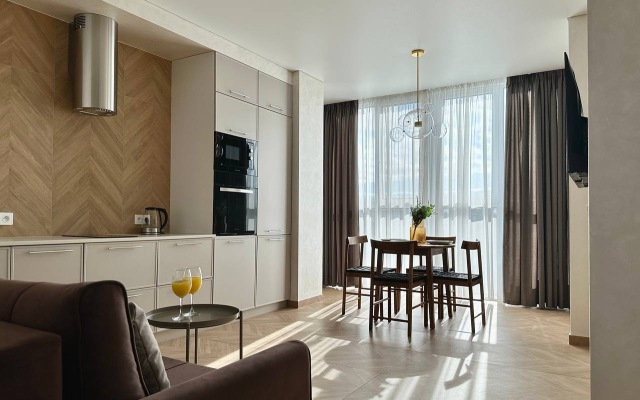 V kurortnom gorode Zelenogradsk Apartments