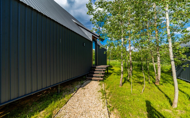 Частный Дом Барнхаус №5 с дровяной баней и горячим Чаном на 6 человек