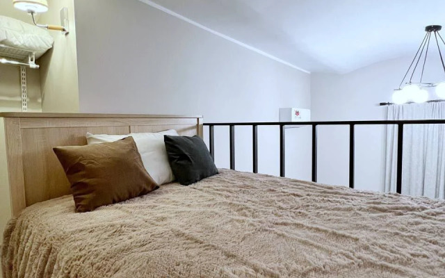 Двухуровневые апартаменты Purple Aurora у метро Бауманская