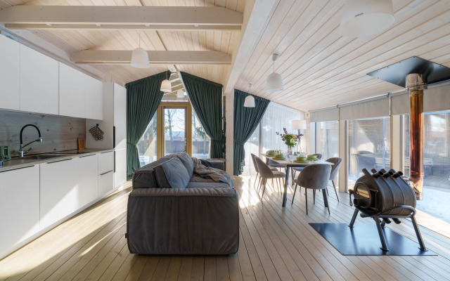 Частный Дом Моя Атмосфера ДубльДом с Дровяной Печью