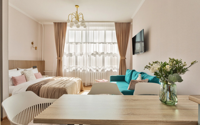 Квартира JN Apartments Четырехместная Студия с Видом на Парк