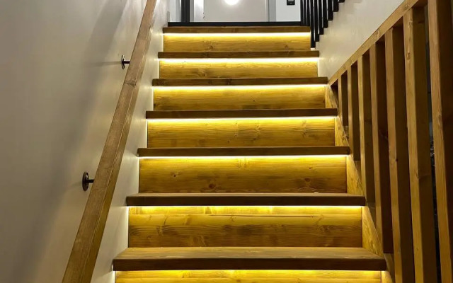 Частный дом Современный большой дом с баней