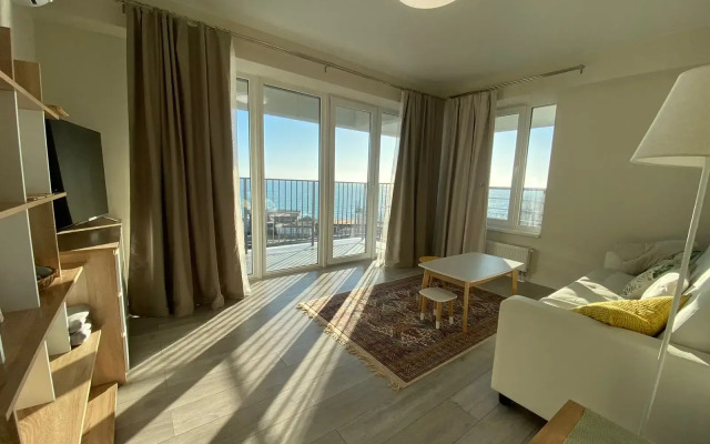 Апартаменты просторные на берегу моря