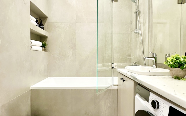 Апартаменты 158/4 Комфорт сити с двуспальной кроватью, диваном и красивым видом