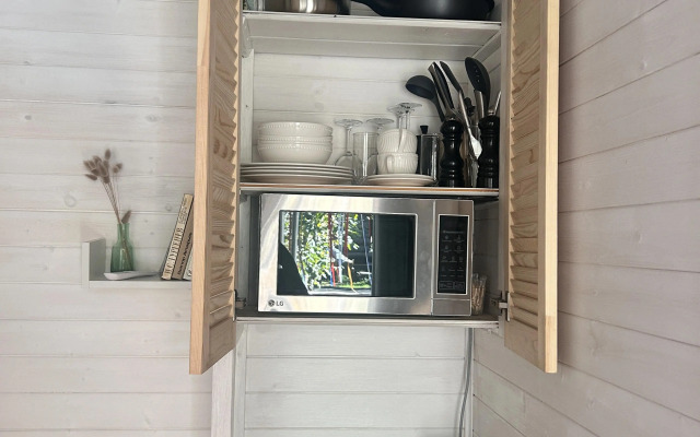 Частный Дом Баня с Собственной Террасой