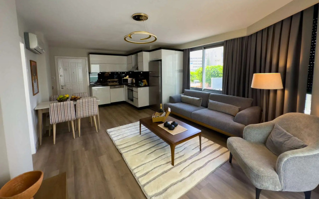 Апартаменты 2+1 Qoople Begonia в 20 метрах от моря