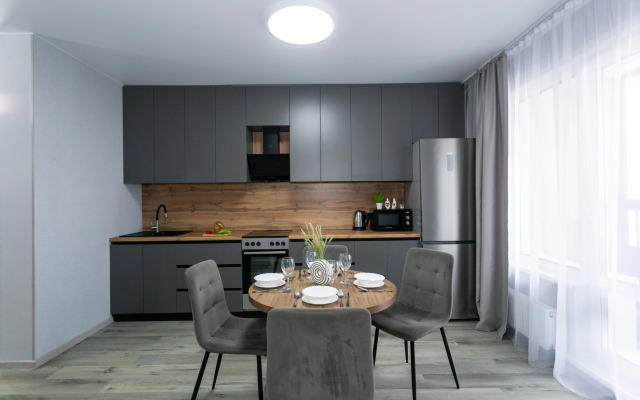 Квартира с фонтаном во дворе