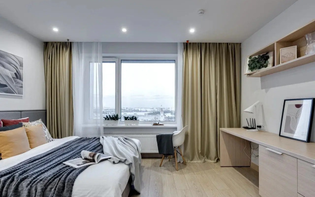 Апартаменты Family Lux с панорамным видом на Остров Мечты и на город