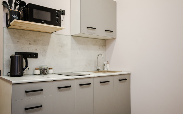 Апартаменты Новая Cтудия в Cтиле Минимализм рядом с Ботаническим Садом