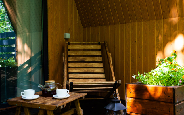 Barnhaus №1 s drovyanoj banej i goryachej kupel'yu, na 7 gostej Private House