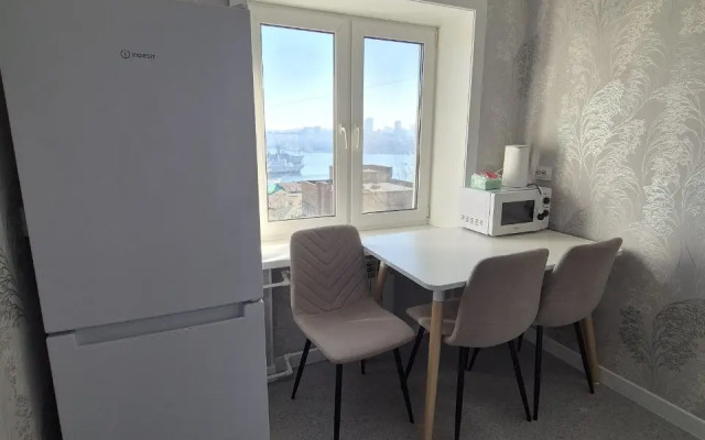 Квартира уютная с хорошим видом на Посьетской