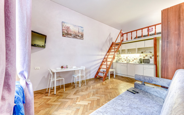 Апартаменты Уютная 2-х уровневая студия в центре Санкт-Петербурга