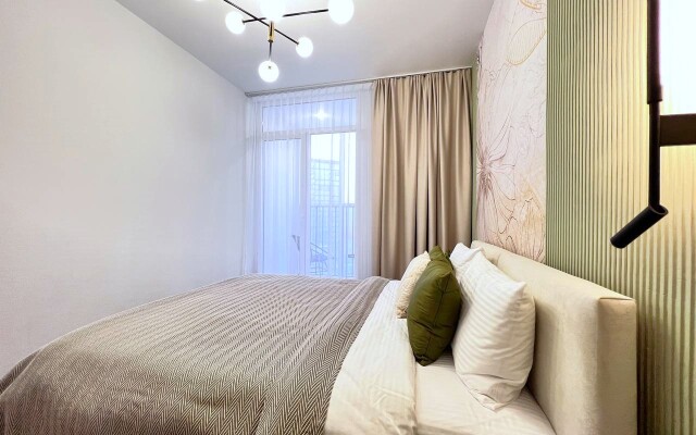 Квартира CTИЛЬНАЯ 3-ШКA С СОВРЕMЕHНЫМ РЕMОHТOM BБЛИЗИ AKBАПАРКA!