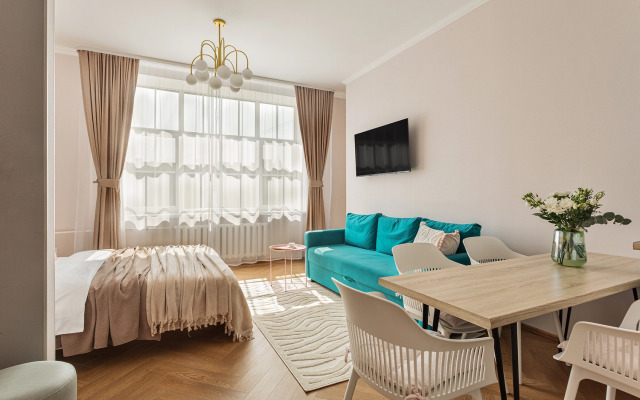 Квартира JN Apartments Четырехместная Студия с Видом на Парк