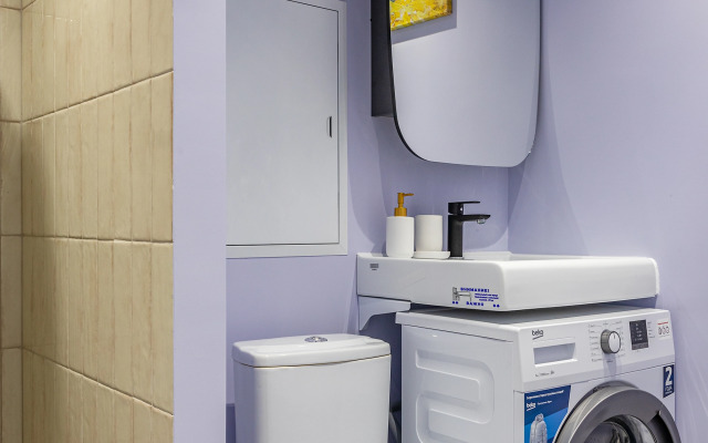 Апартаменты InHome24 Комфортные и яркие недалеко от метро Спартак