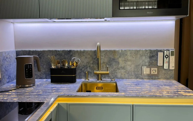 Апартаменты Высота 124 УК Атмосфера с видом на горы