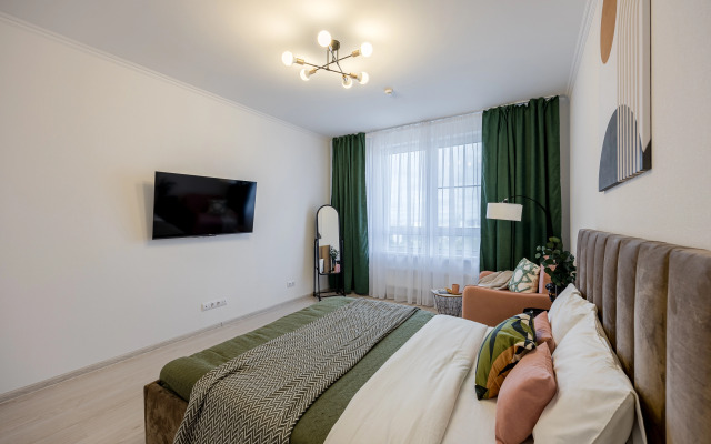 Квартира Уютная 2х комнатная у метро Нагорная