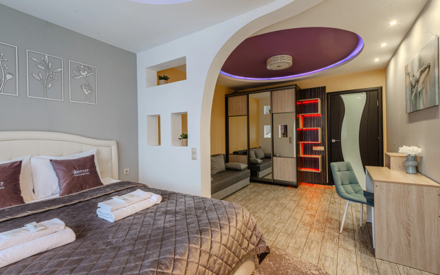 Квартира 1-к в тихом зеленом районе на Лукина 4 от RentAp, 4 сп.места