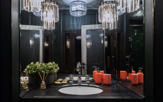 Апартаменты Lalapart Black Emerald с сауной в ЖК Савеловский Сити