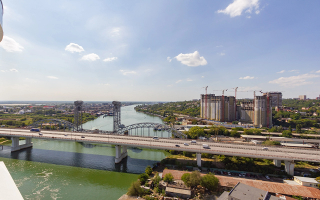 Apartamenty v ZK Belyj Angel s sikarnym vidom na reku Don