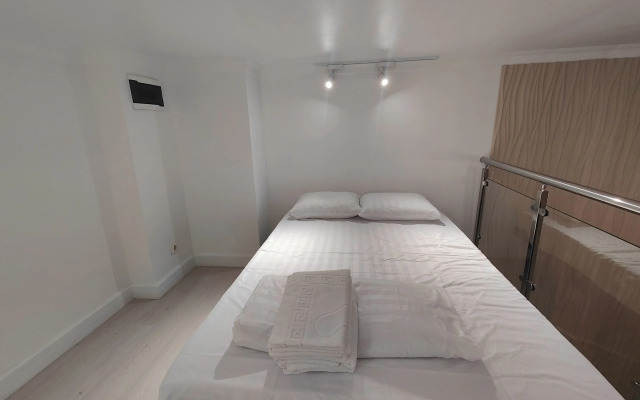 ZenApart s paryaschey  krovat'yu Apartments