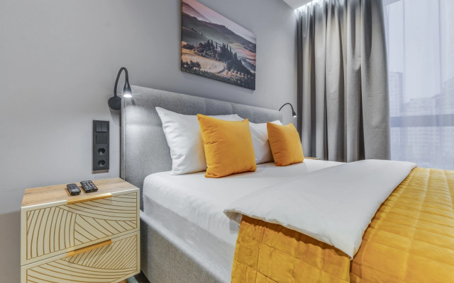 Апартаменты Трёхместные Делюкс с Видом на Город Business Apartments