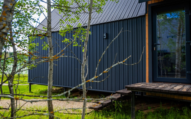 Частный Дом Барнхаус №5 с дровяной баней и горячим Чаном на 6 человек