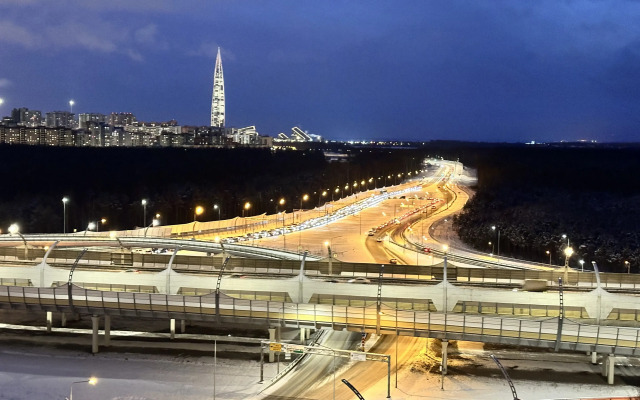 Квартира Студия с Видом на Лахта Центр