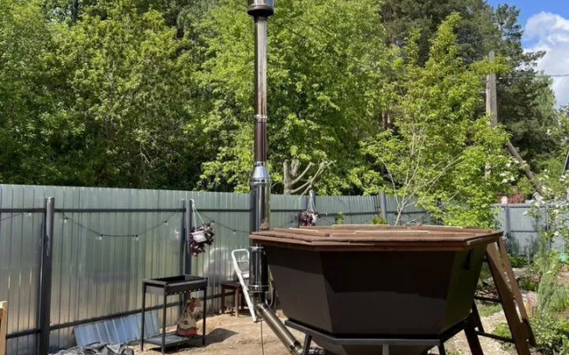 Частный дом С бaней и сибирcким банным чаном